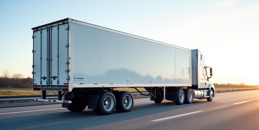 Modern 53-foot Dry Van trailer